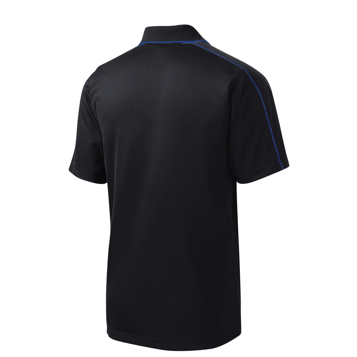 Black/Iron Grey Polo Shirt - Sport-Tek - Micropique Poly