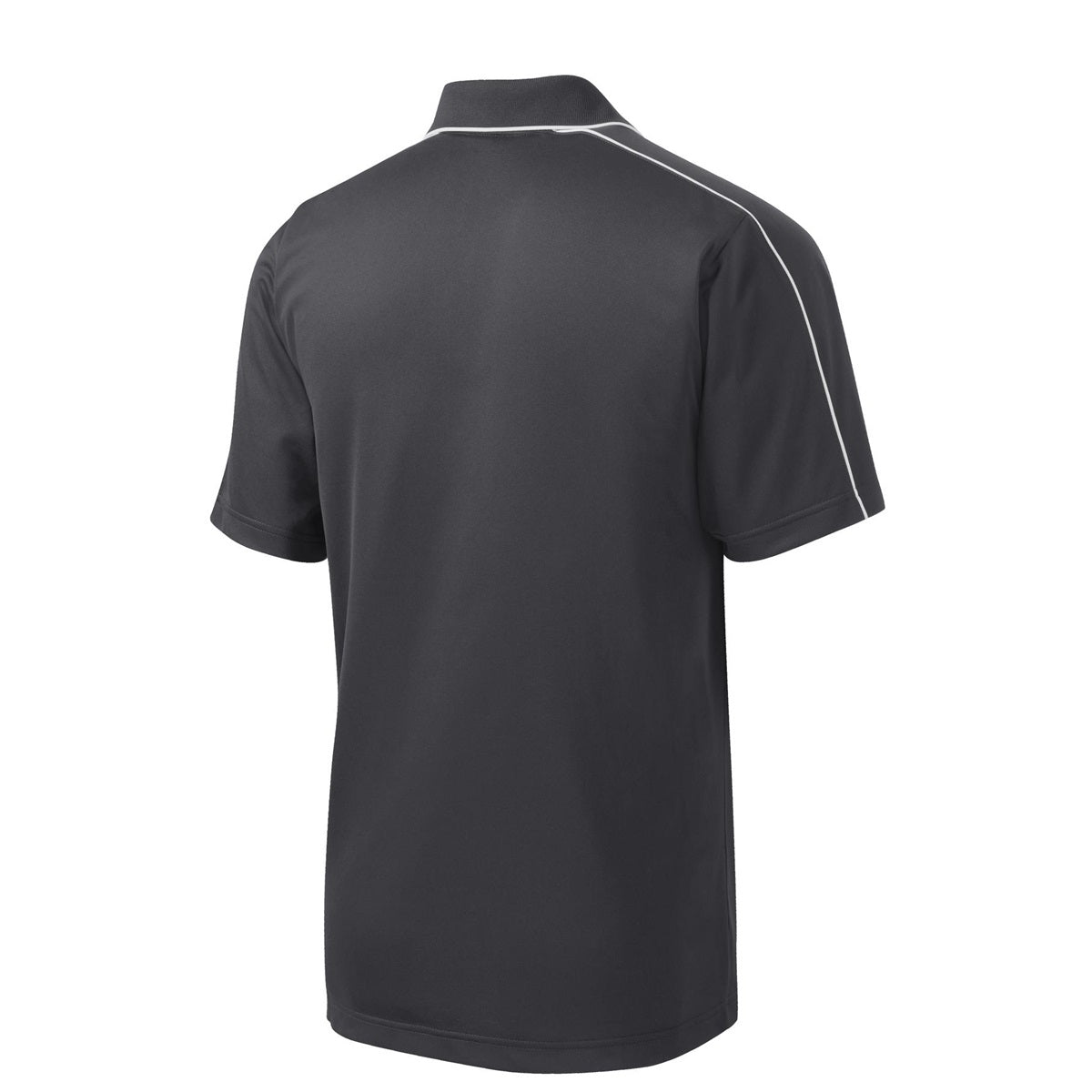 Black/Iron Grey Polo Shirt - Sport-Tek - Micropique Poly