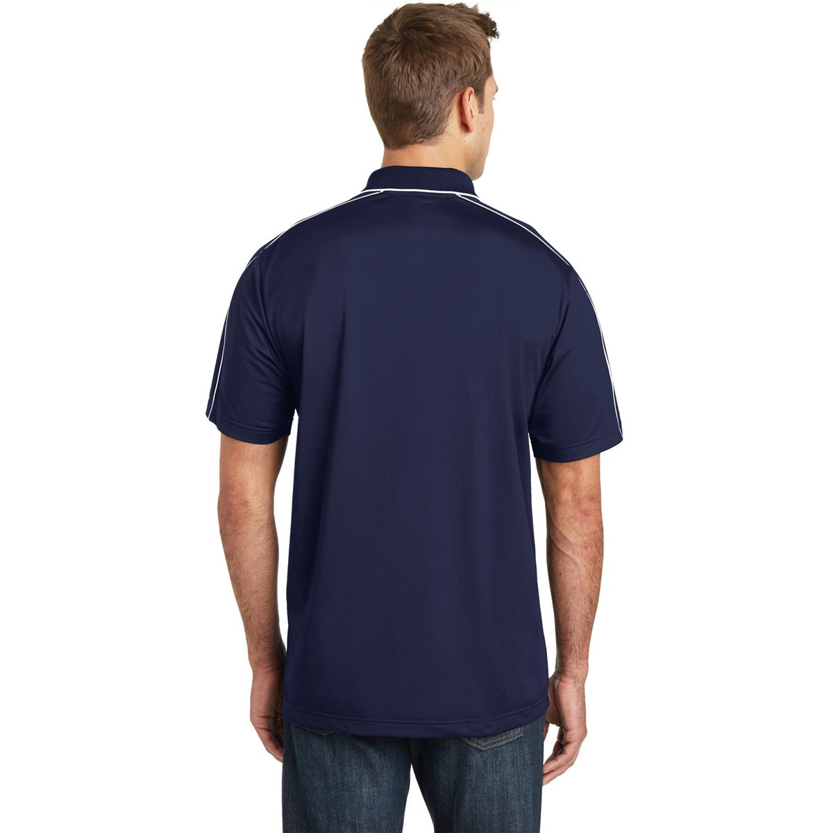Black/Iron Grey Polo Shirt - Sport-Tek - Micropique Poly