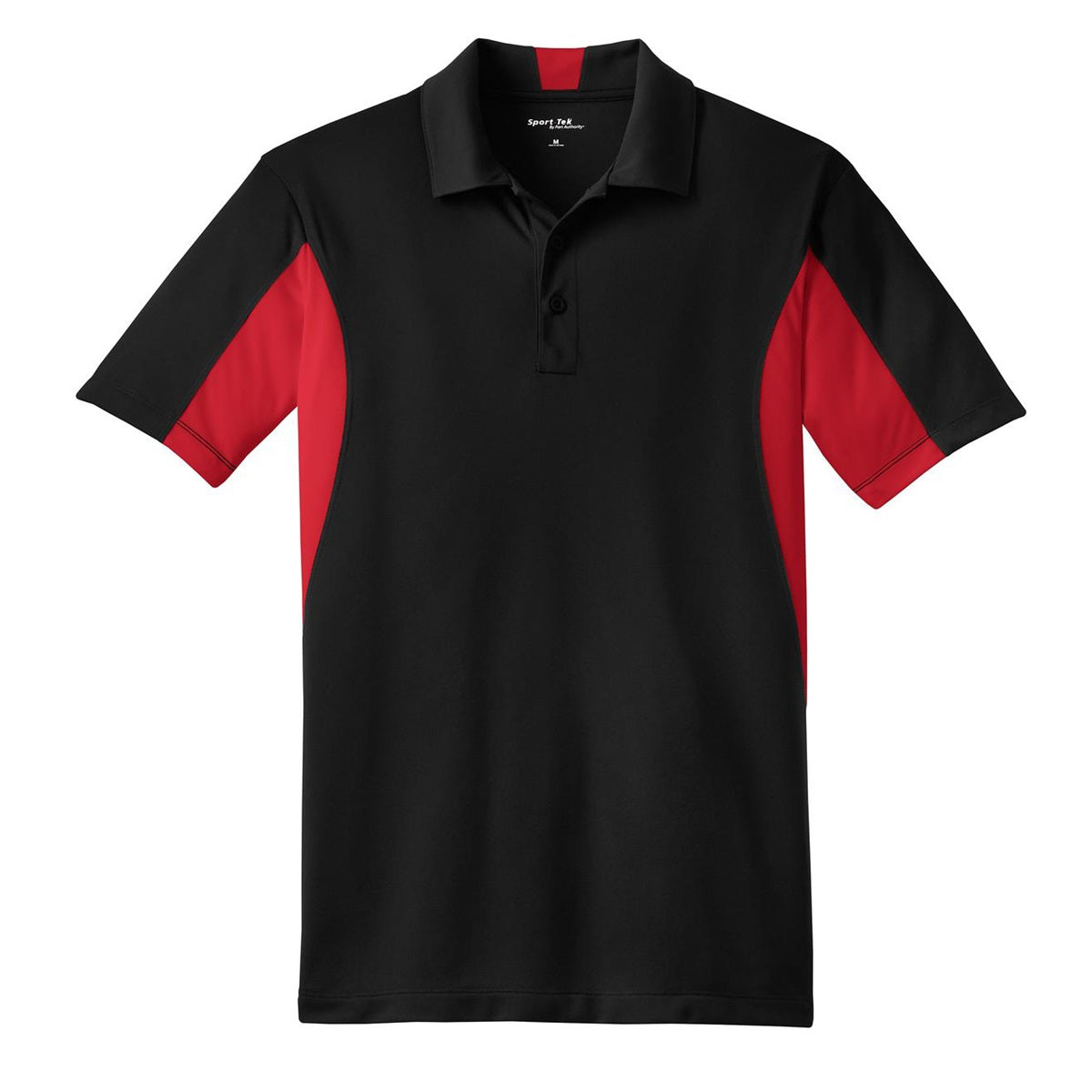 Black/True Red Polo - Sport-Tek - Durable Fabric - Quality Style