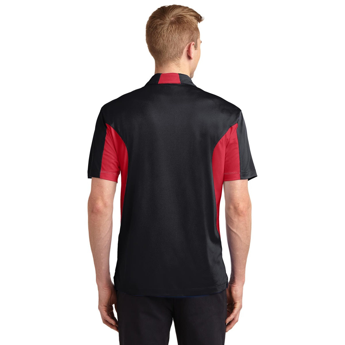 Black/True Red Polo - Sport-Tek - Durable Fabric - Quality Style