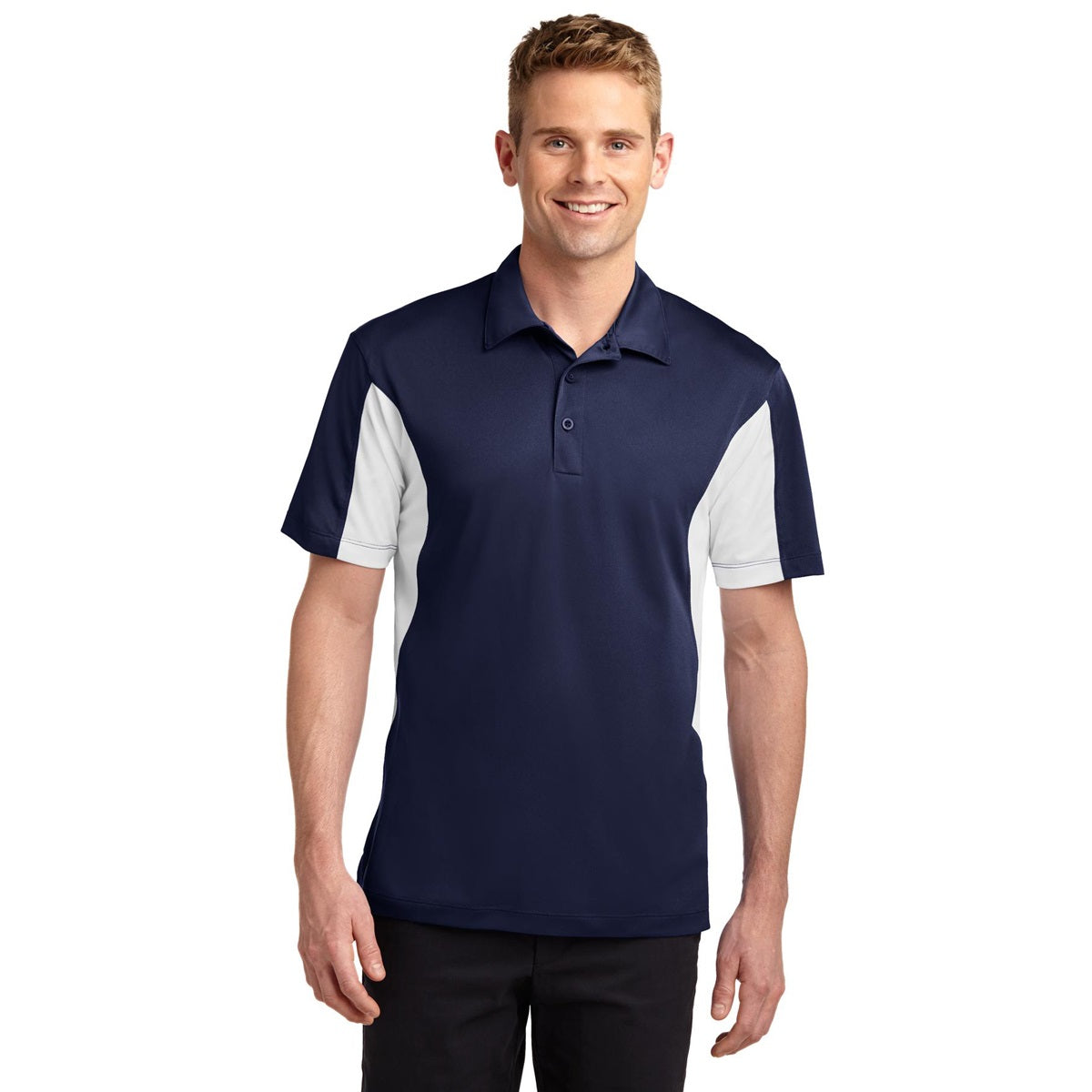Black/True Red Polo - Sport-Tek - Durable Fabric - Quality Style