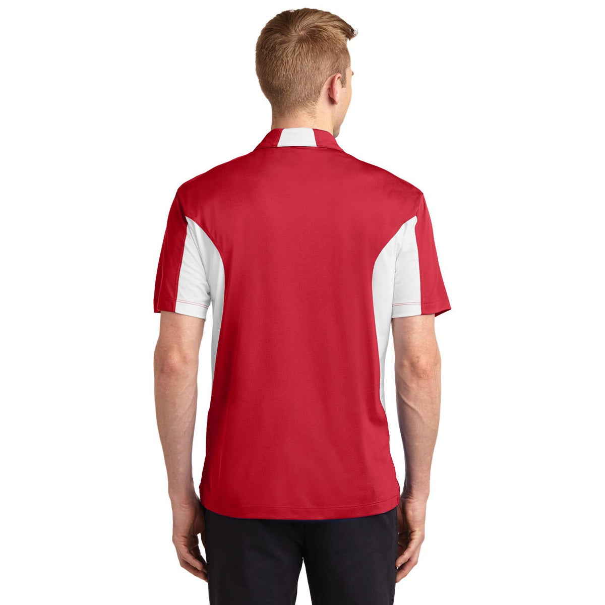 Black/True Red Polo - Sport-Tek - Durable Fabric - Quality Style
