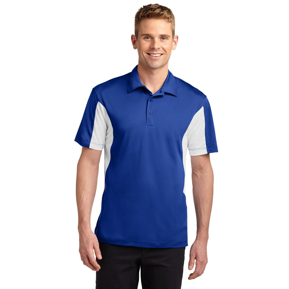 Black/True Red Polo - Sport-Tek - Durable Fabric - Quality Style