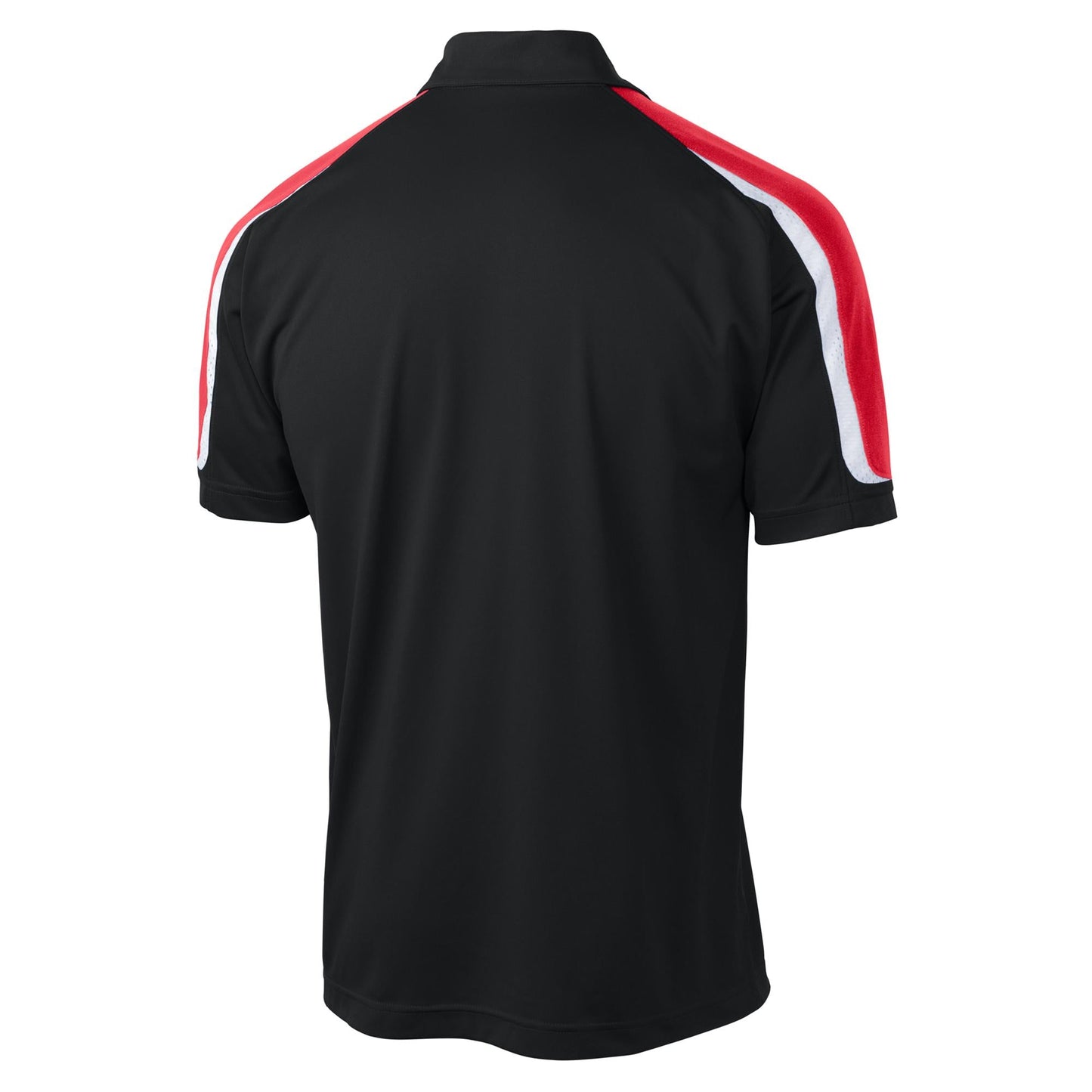 Black/Iron Grey/White Polo - Sport-Tek - Stylish Fit