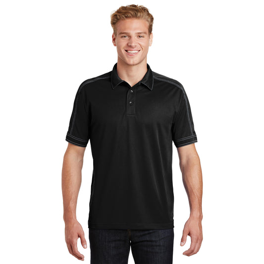 Black Polo Shirts - Sport-Tek - Snag-Resistant Micropique