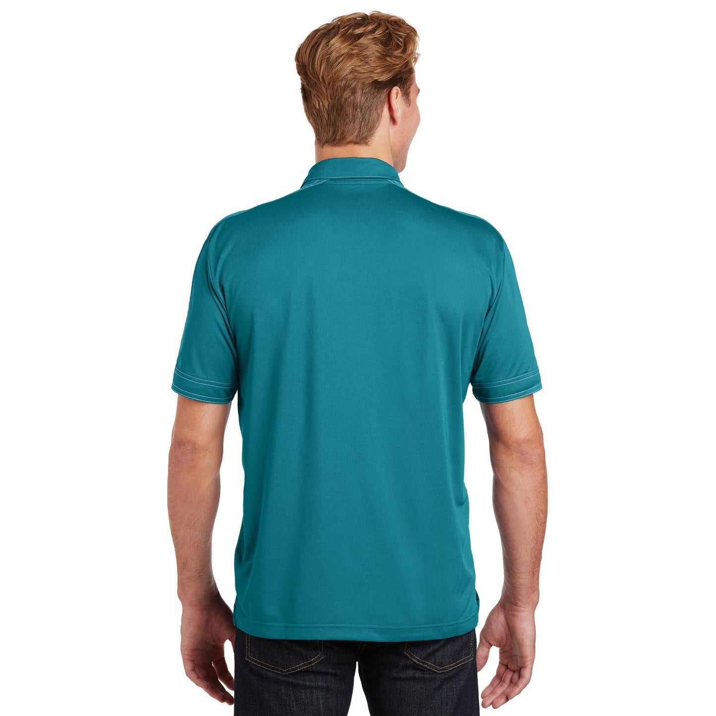 Black Polo Shirts - Sport-Tek - Snag-Resistant Micropique