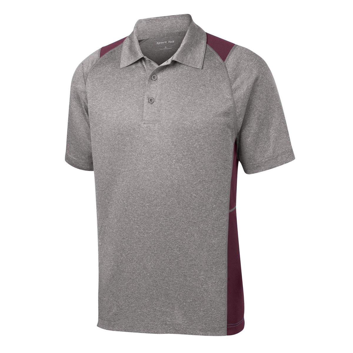 Graphite Heather Polo Shirt - Sport-Tek - Stylish Design