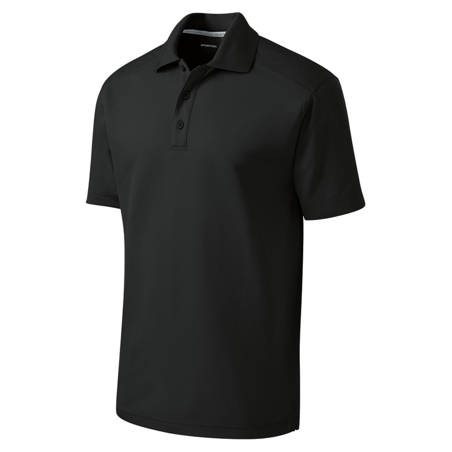 Black Polo Shirt - Sport-Tek - Moisture-Wicking Fabric