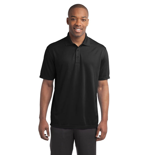 Black Polo Shirt - Sport-Tek - Moisture-Wicking Fabric