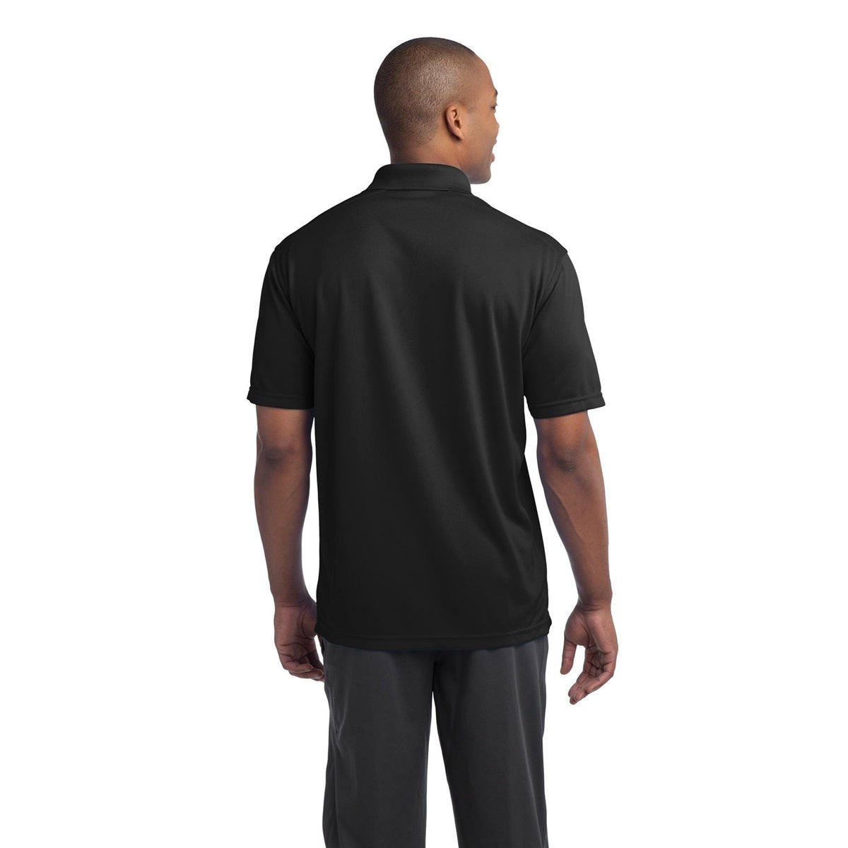 Black Polo Shirt - Sport-Tek - Moisture-Wicking Fabric