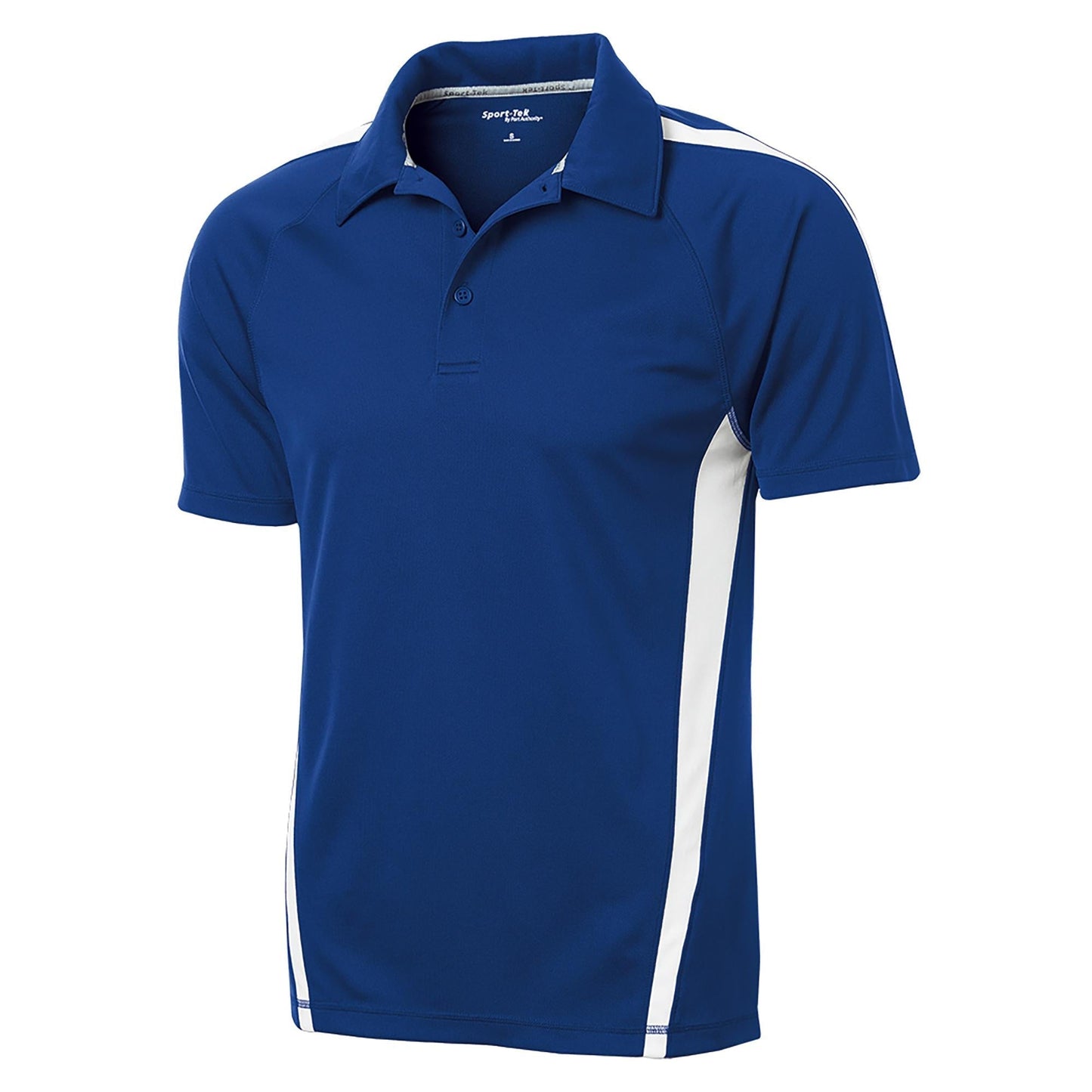 Black/Red Polo Shirt - Sport-Tek - Colorblock Style