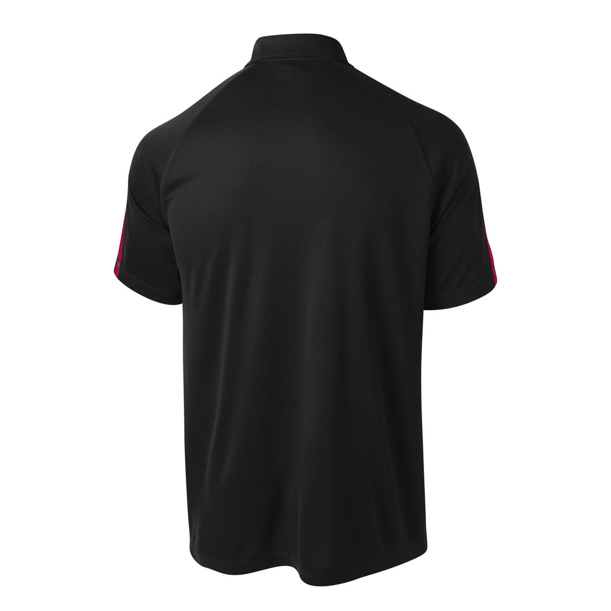 Black/Red Polo Shirt - Sport-Tek - Colorblock Style