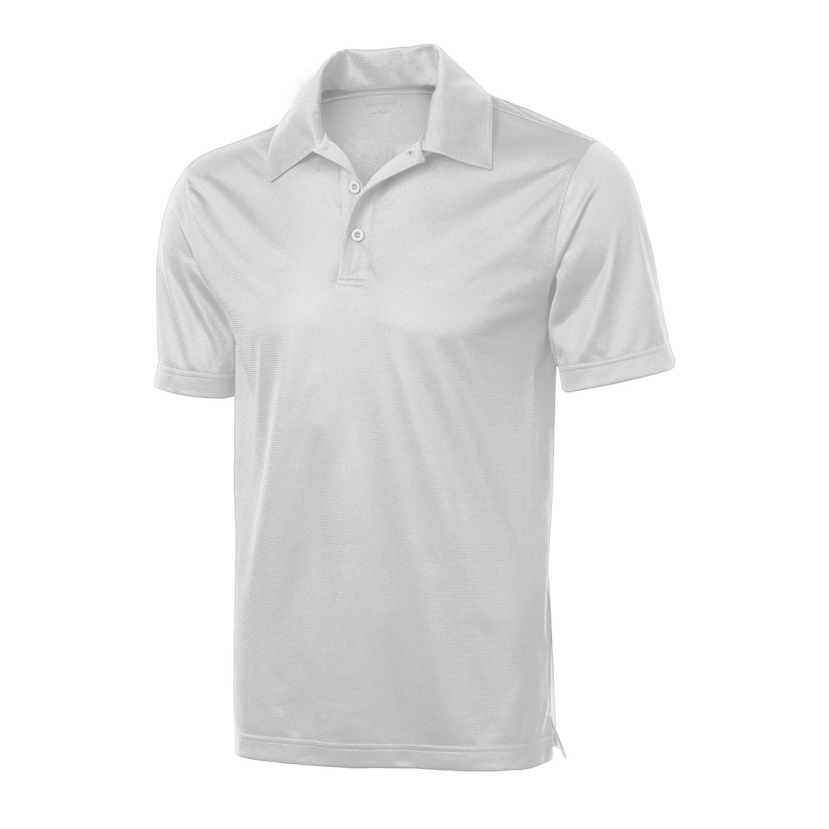 Black Polo Shirt - Sport-Tek - Textured Polyester - Stylish Fit
