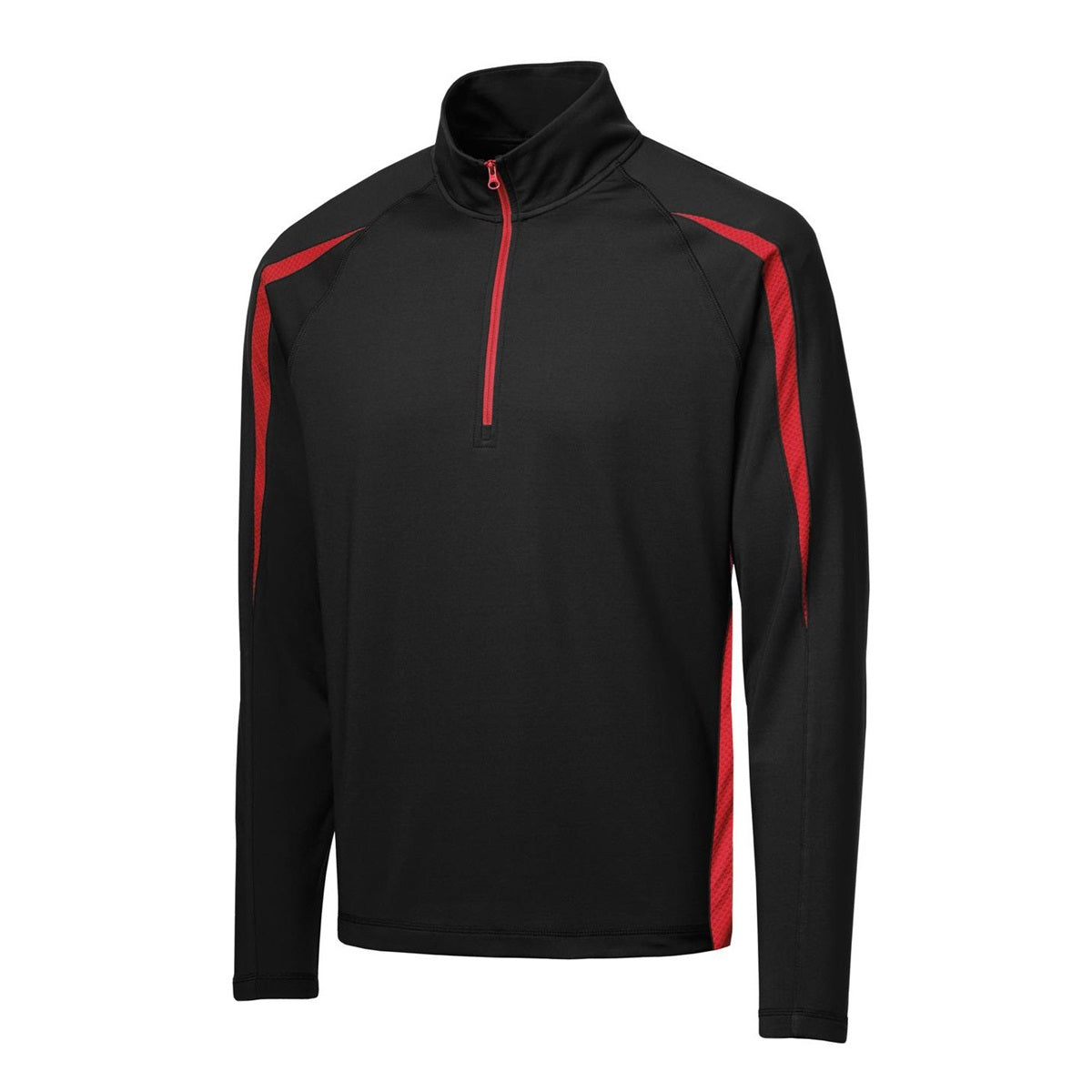 Black/Charcoal Grey Sweatshirts - Sport-Tek - Stretch Pullover