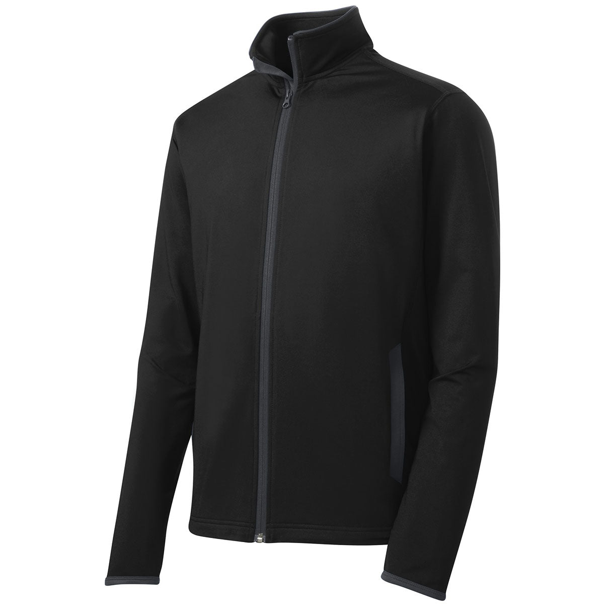 Black/Charcoal Grey Jacket - Sport-Tek - Moisture-Wicking