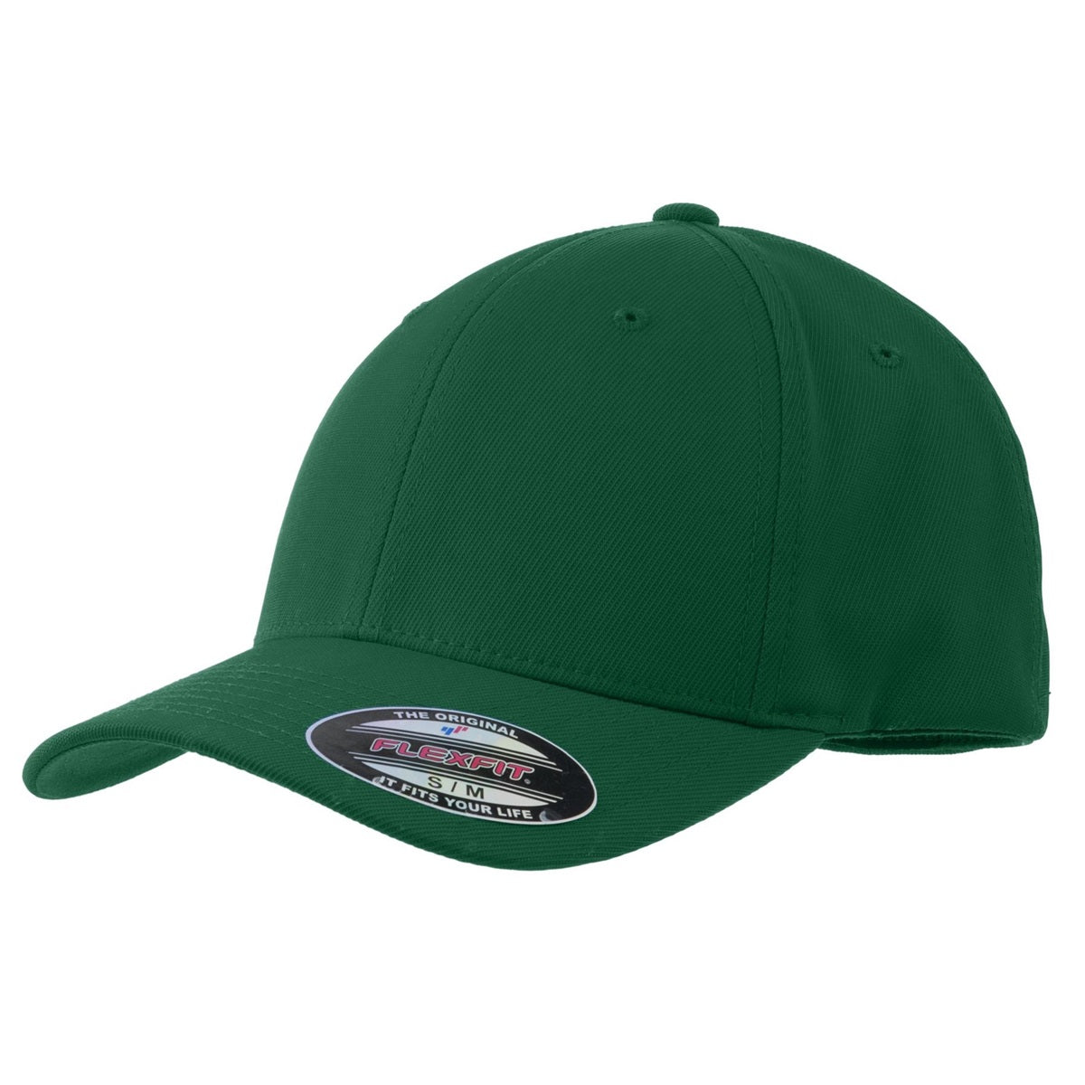 Black Ball Caps - Sport-Tek - Moisture-Wicking Flexfit
