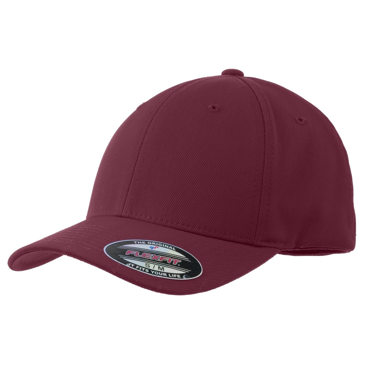 Black Ball Caps - Sport-Tek - Moisture-Wicking Flexfit