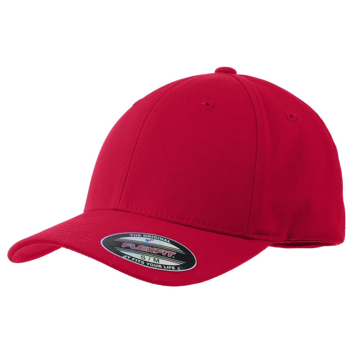 Black Ball Caps - Sport-Tek - Moisture-Wicking Flexfit