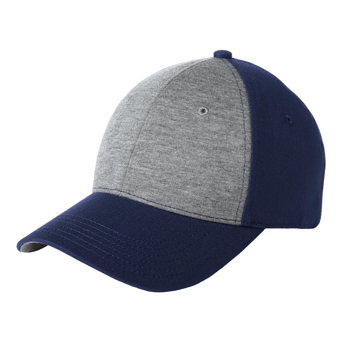 Vintage Heather/Black Ball Caps - Sport-Tek - Soft Fabric