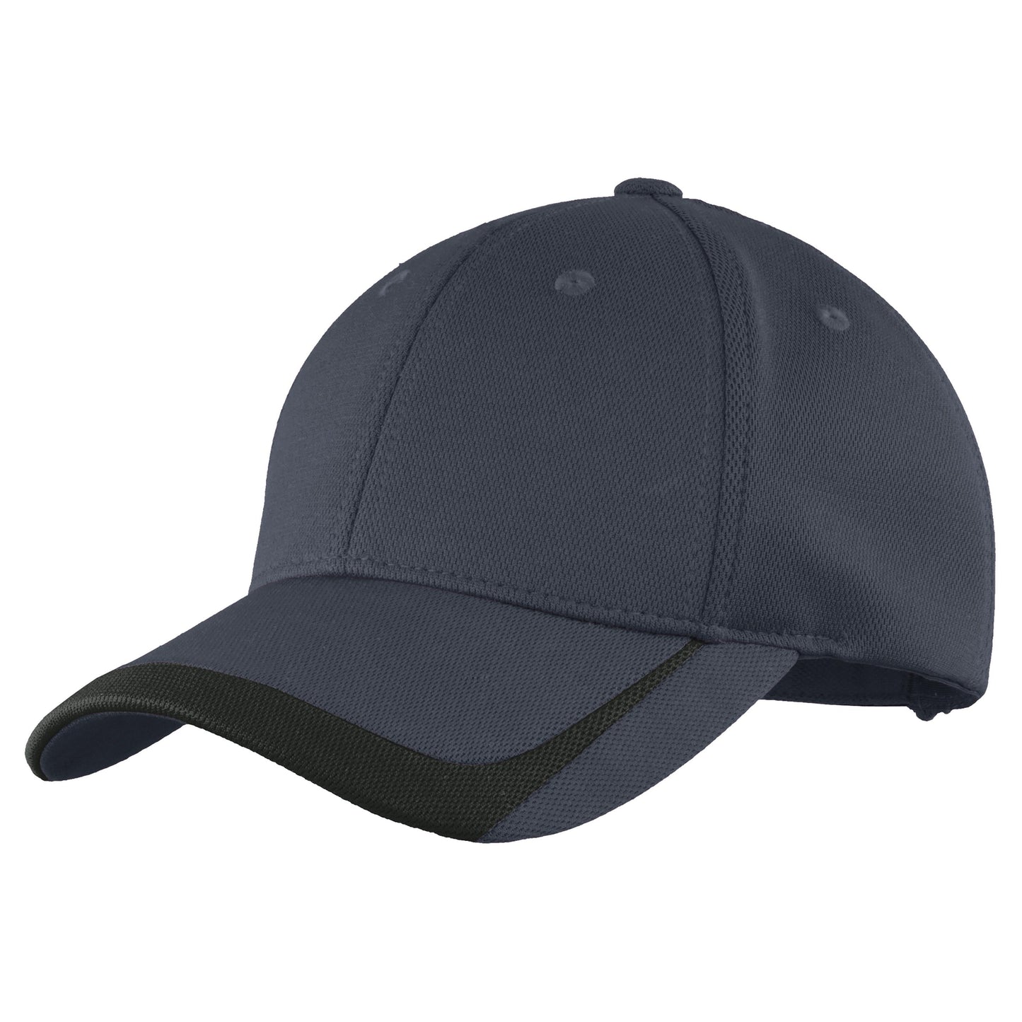 Black/Graphite Ball Cap - Sport-Tek - Adjustable Design