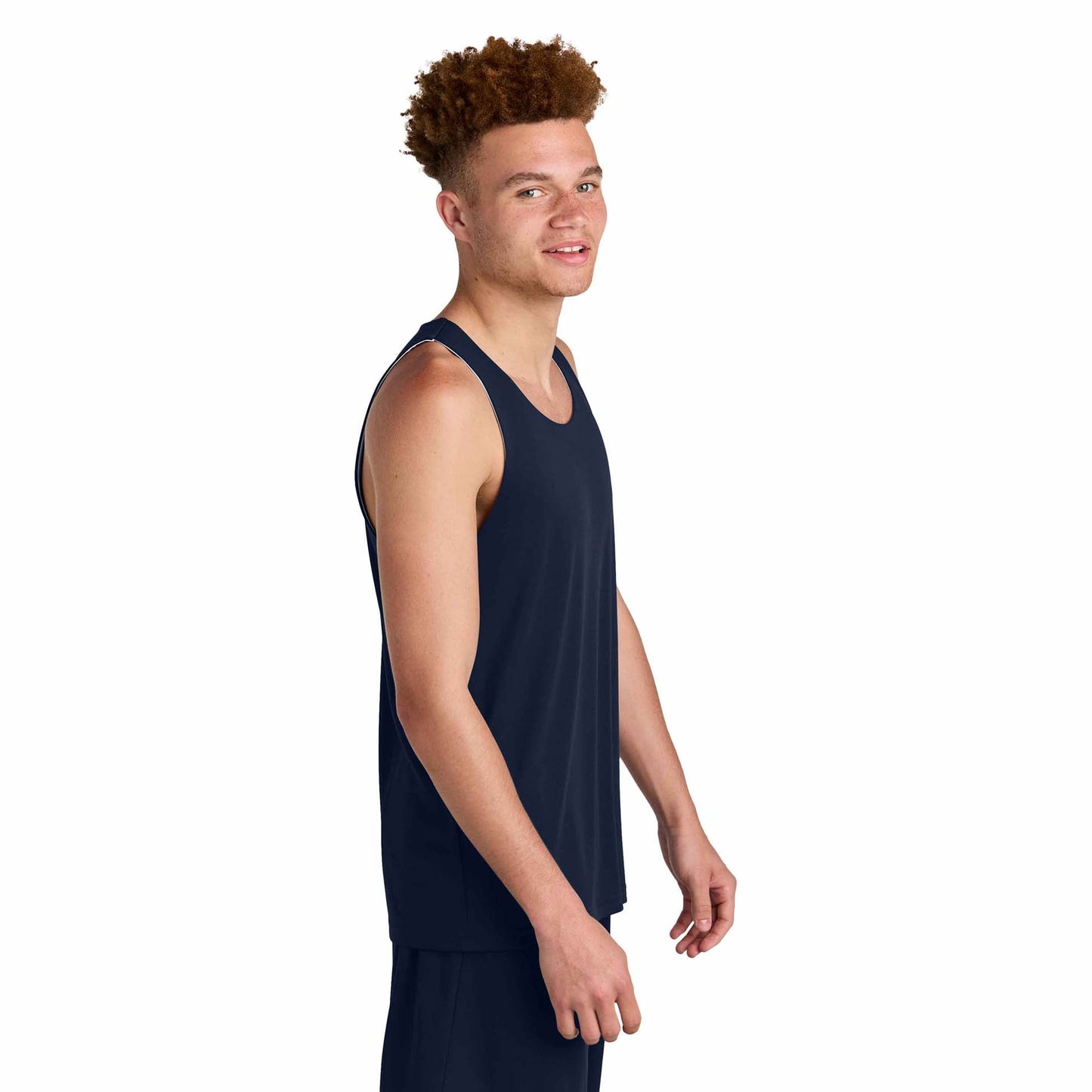 Black/White Tank Tops - Sport-Tek - Lightweight Fabric