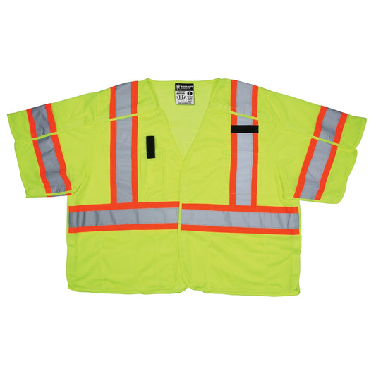 Yellow/Lime Safety Vests - MCR Safety - Hi-Vis Gear