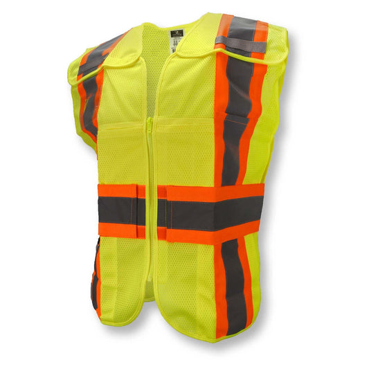 Yellow/Lime Safety Vest - Radians - Breakaway Design