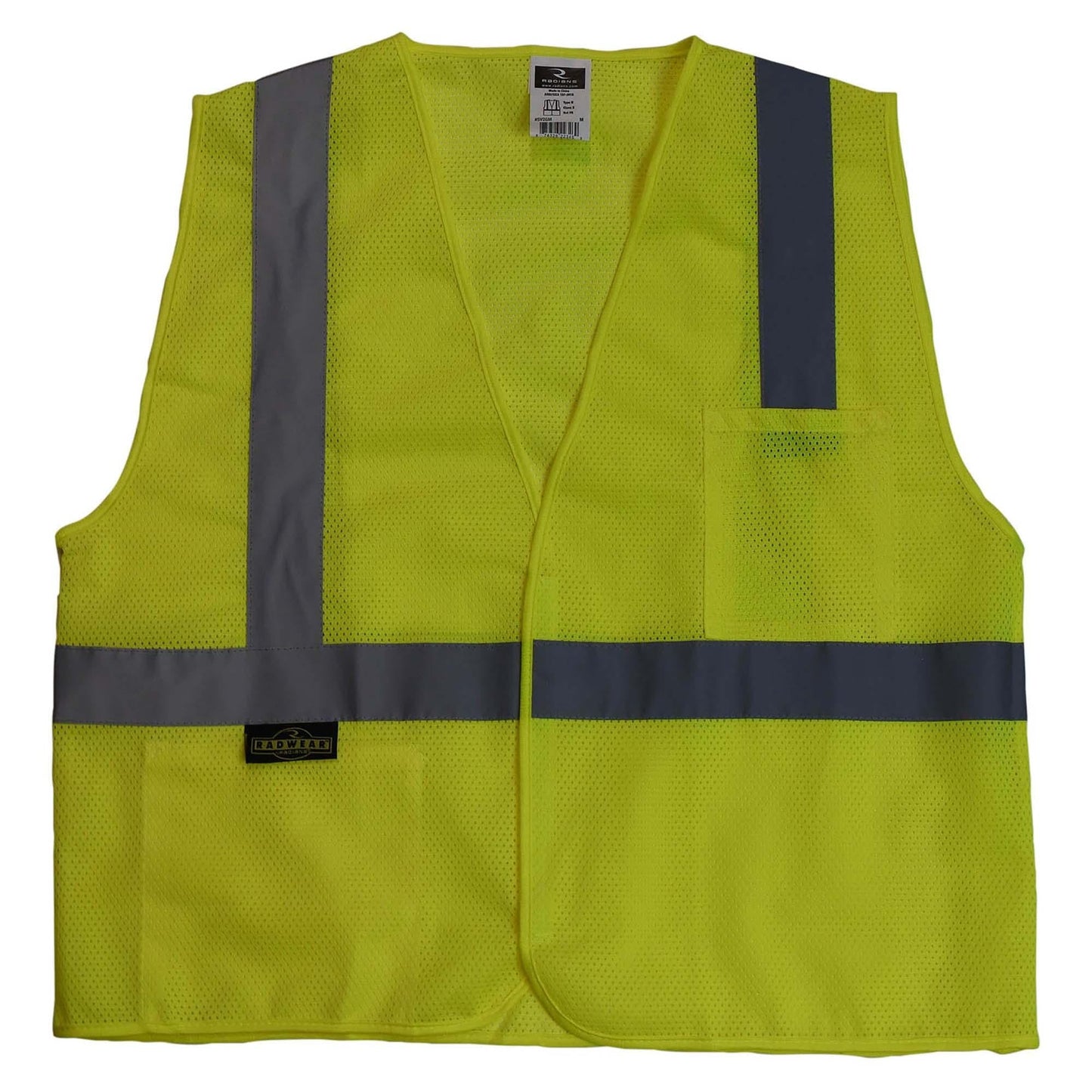 Yellow/Lime Safety Vest - Radians - Reflective Mesh
