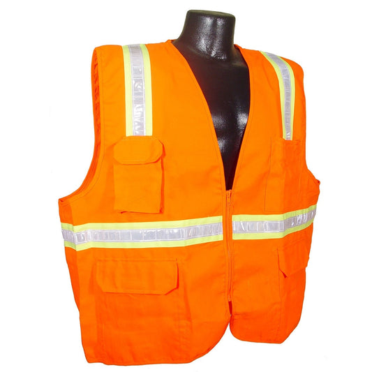 Orange Safety Vest - Radians - Reflective Material