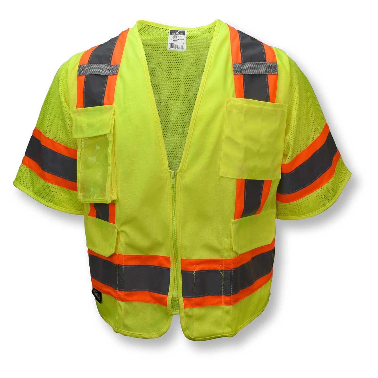 Yellow/Lime Safety Vest - Radians - Reflective Design