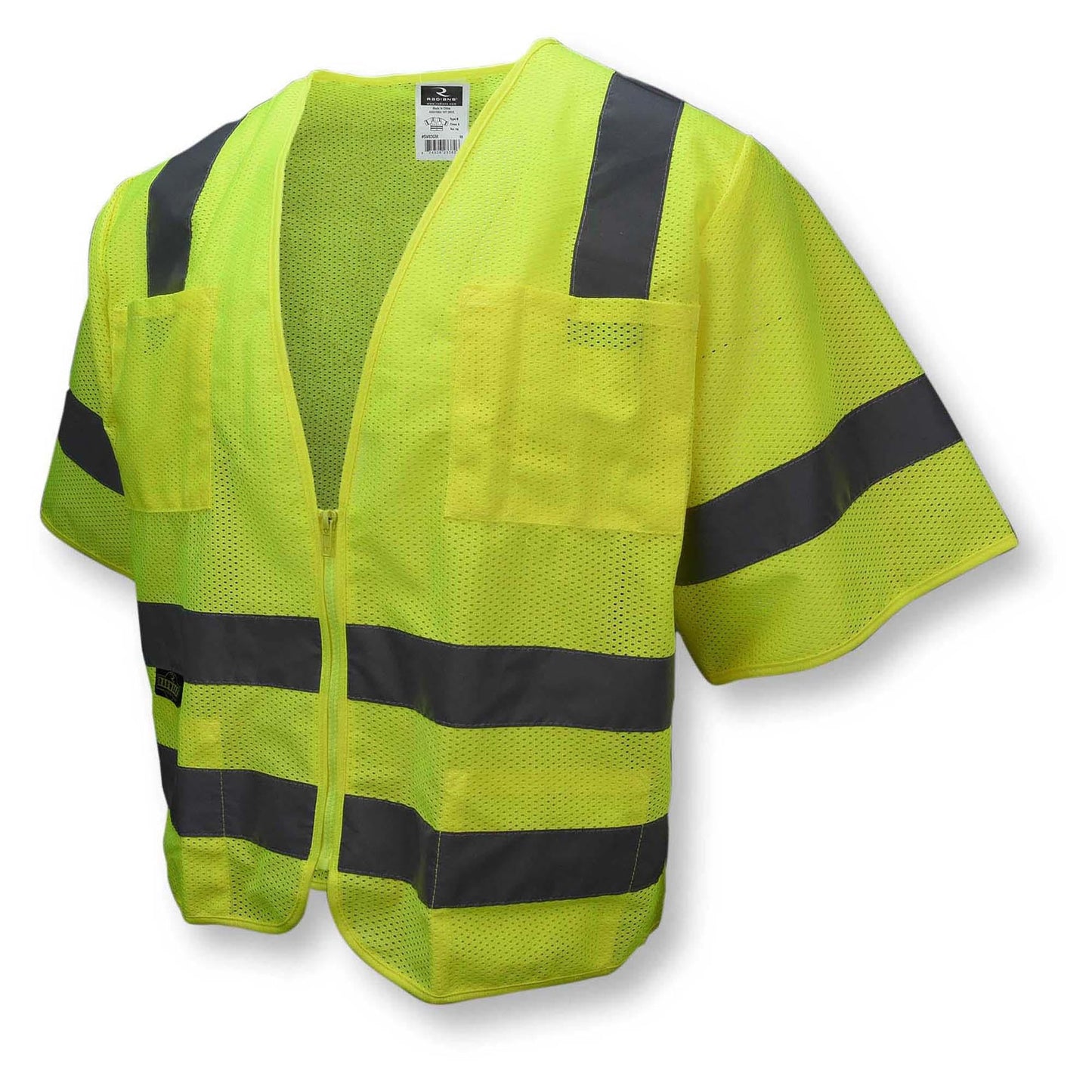 Yellow/Lime Safety Vest - Radians - Reflective Mesh