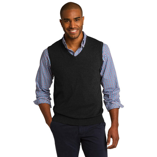 Black Vests - Elegant Sweater - Port Authority - Versatile Fit