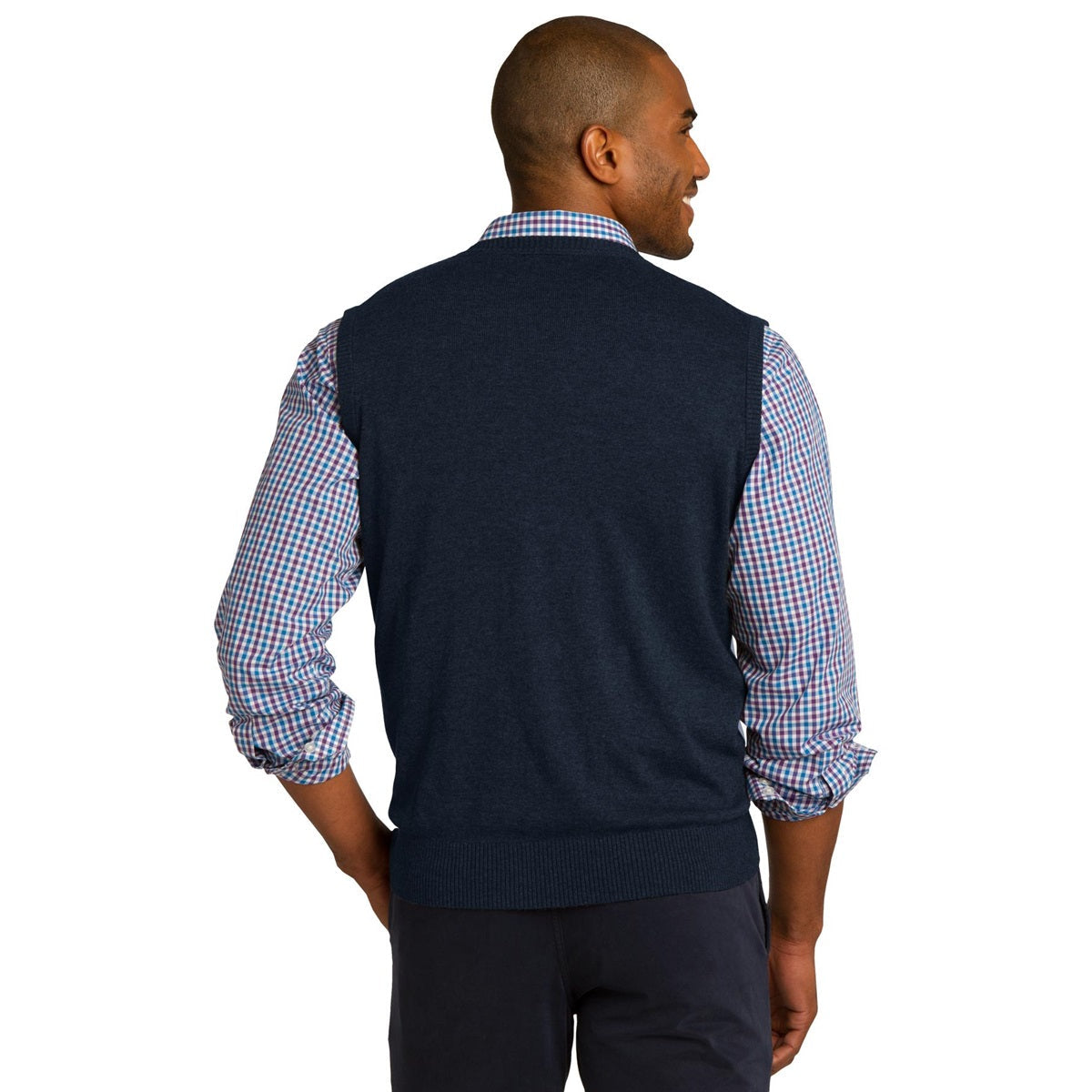 Black Vests - Elegant Sweater - Port Authority - Versatile Fit