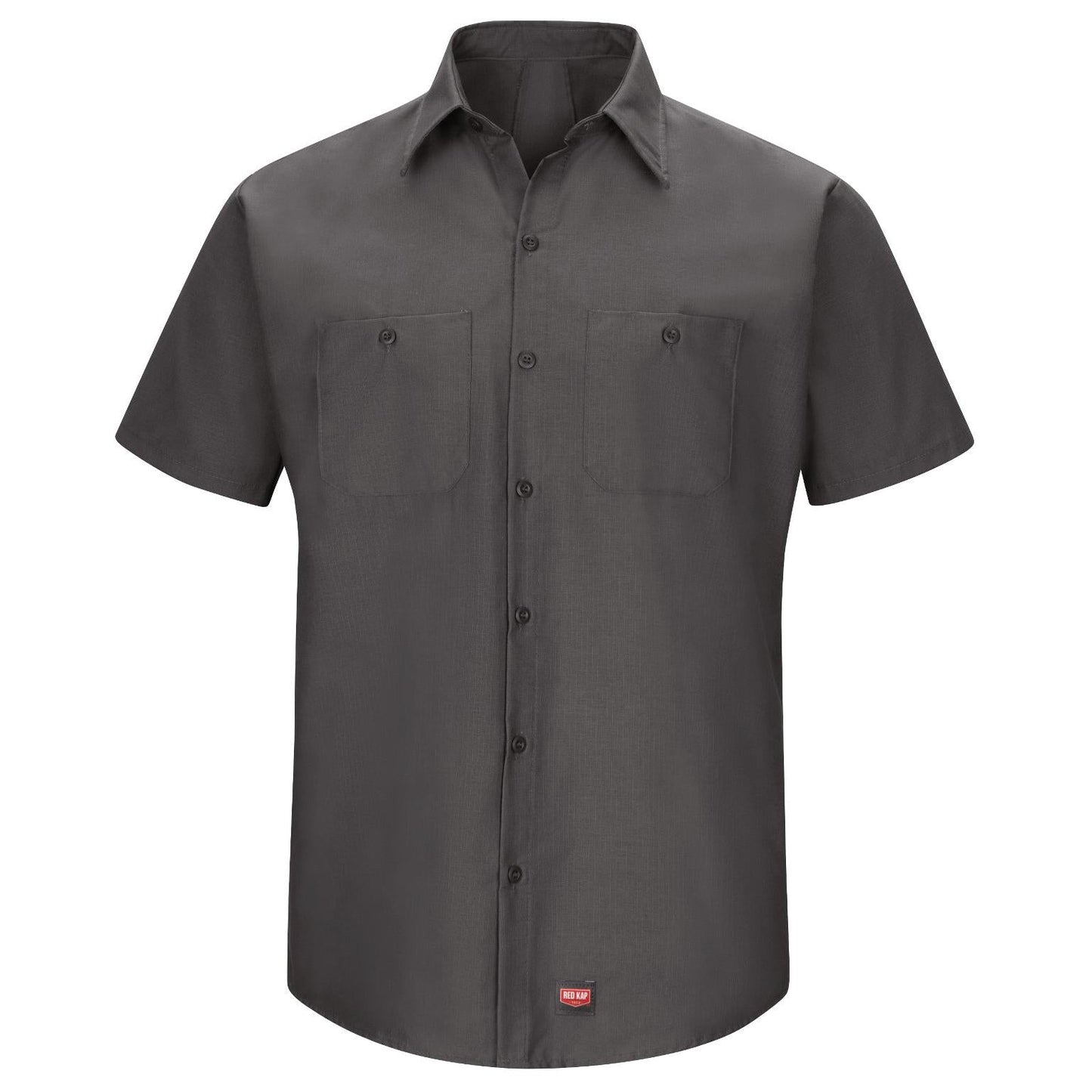 Black Button Up Shirt - Red Kap - Ripstop Fabric