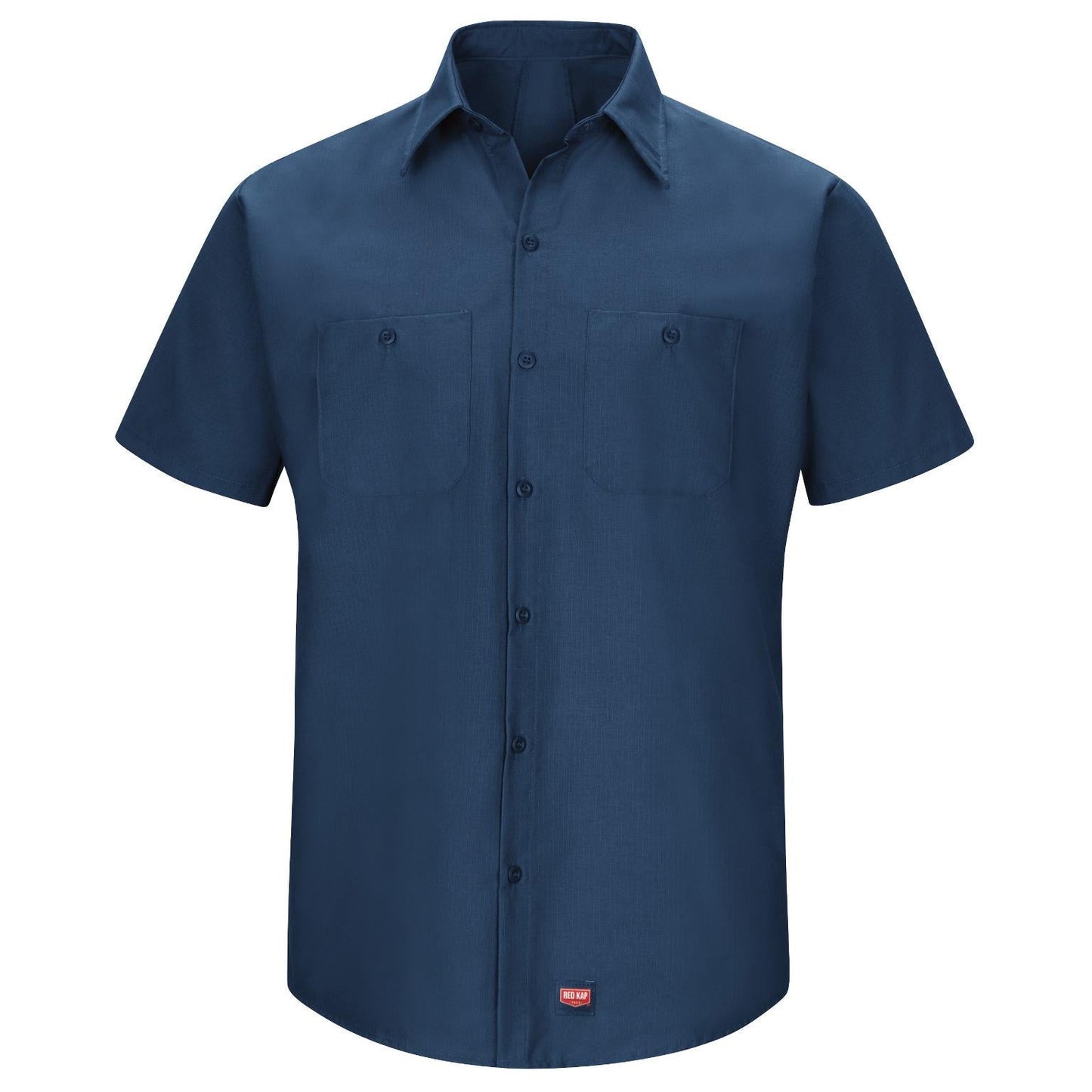 Black Button Up Shirt - Red Kap - Ripstop Fabric