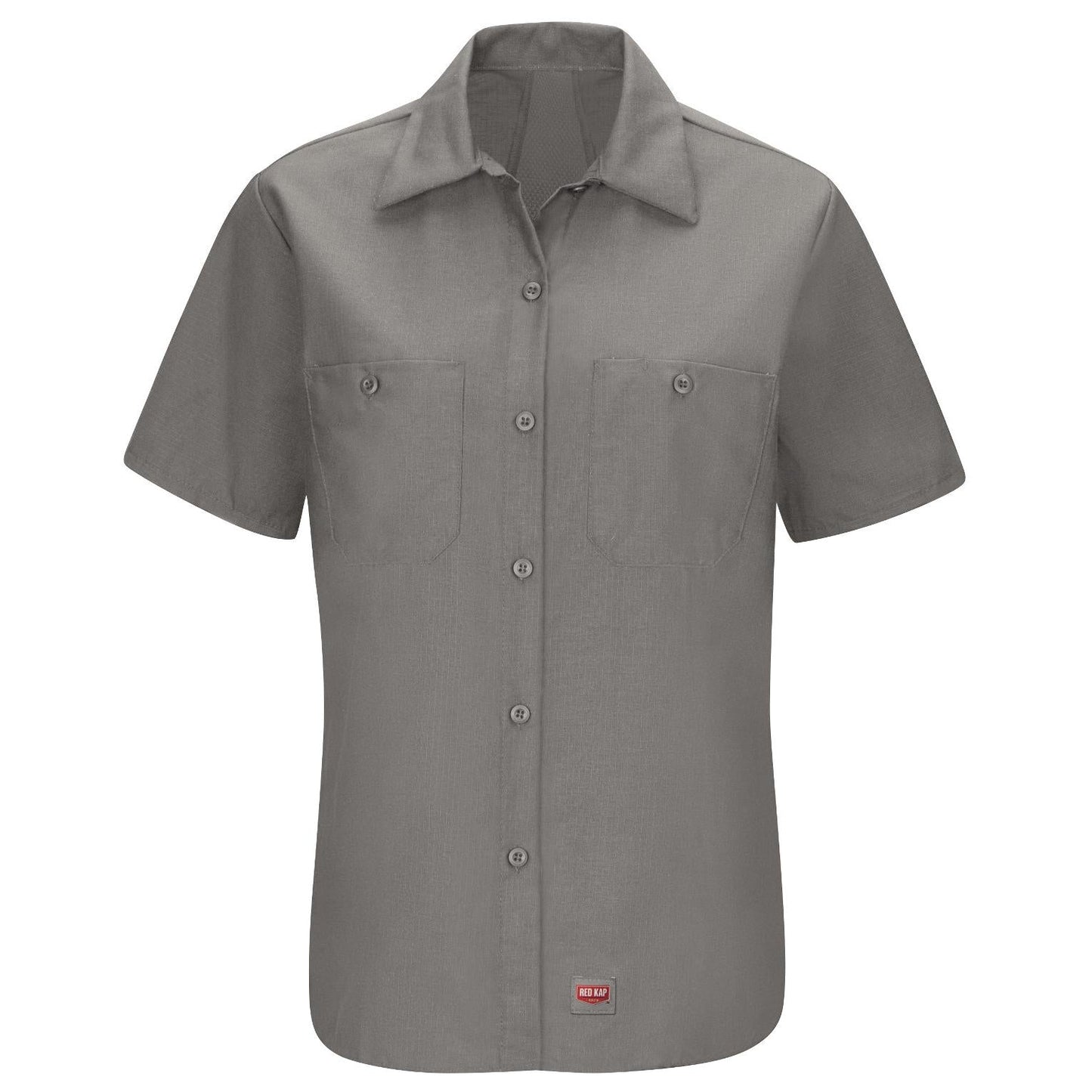 Black Button Up Shirts - Red Kap - Breathable Fabric