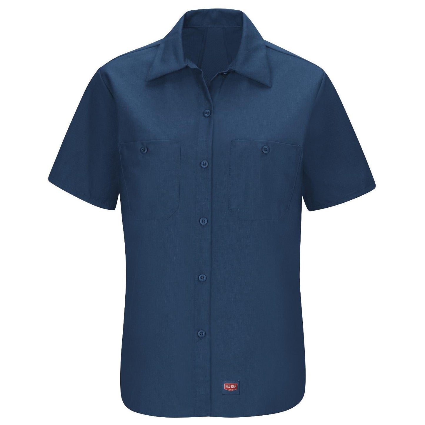 Black Button Up Shirts - Red Kap - Breathable Fabric