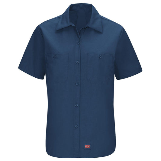 Black Button Up Shirts - Red Kap - Breathable Fabric