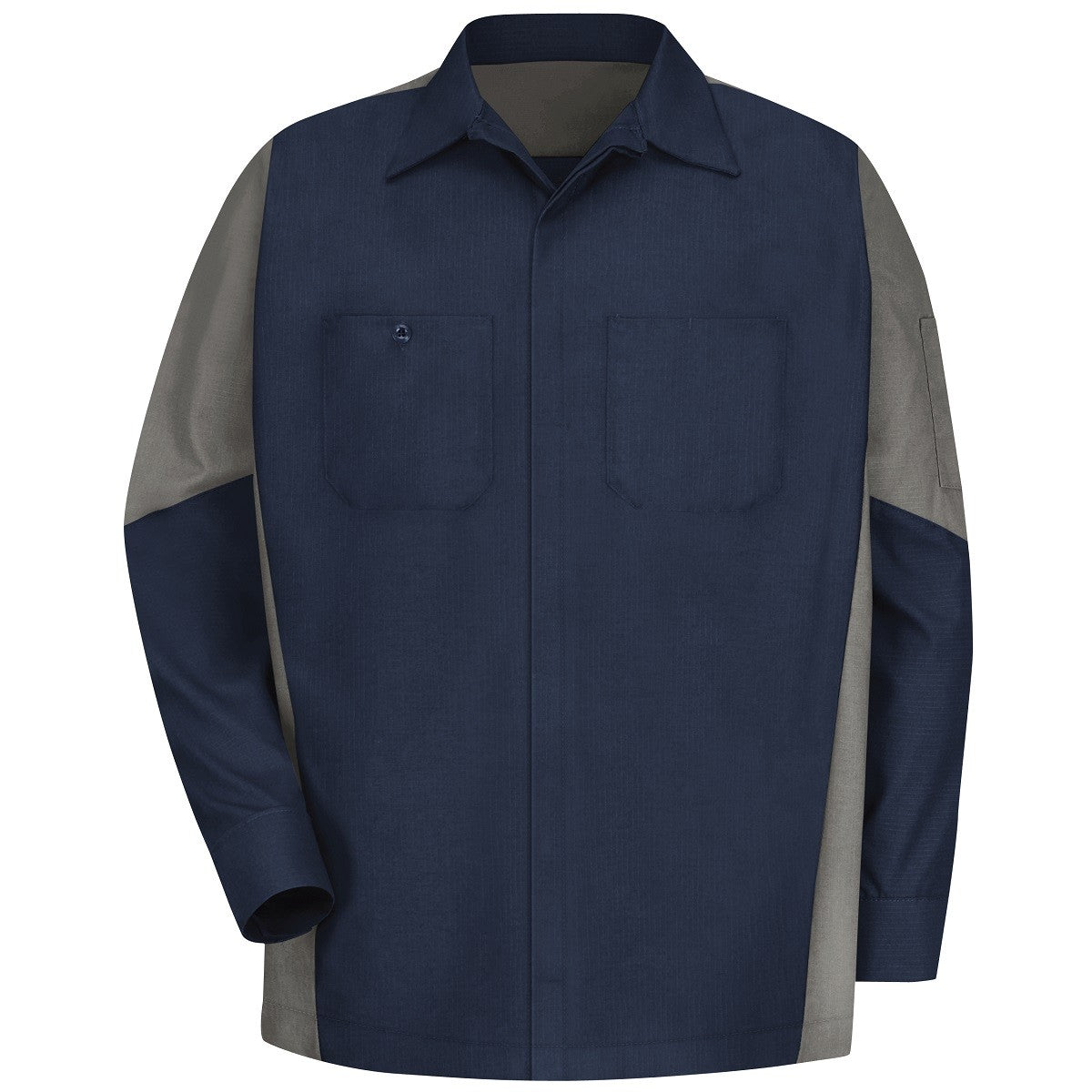 Black/Charcoal Button Up Shirt - Red Kap - Durable Fabric