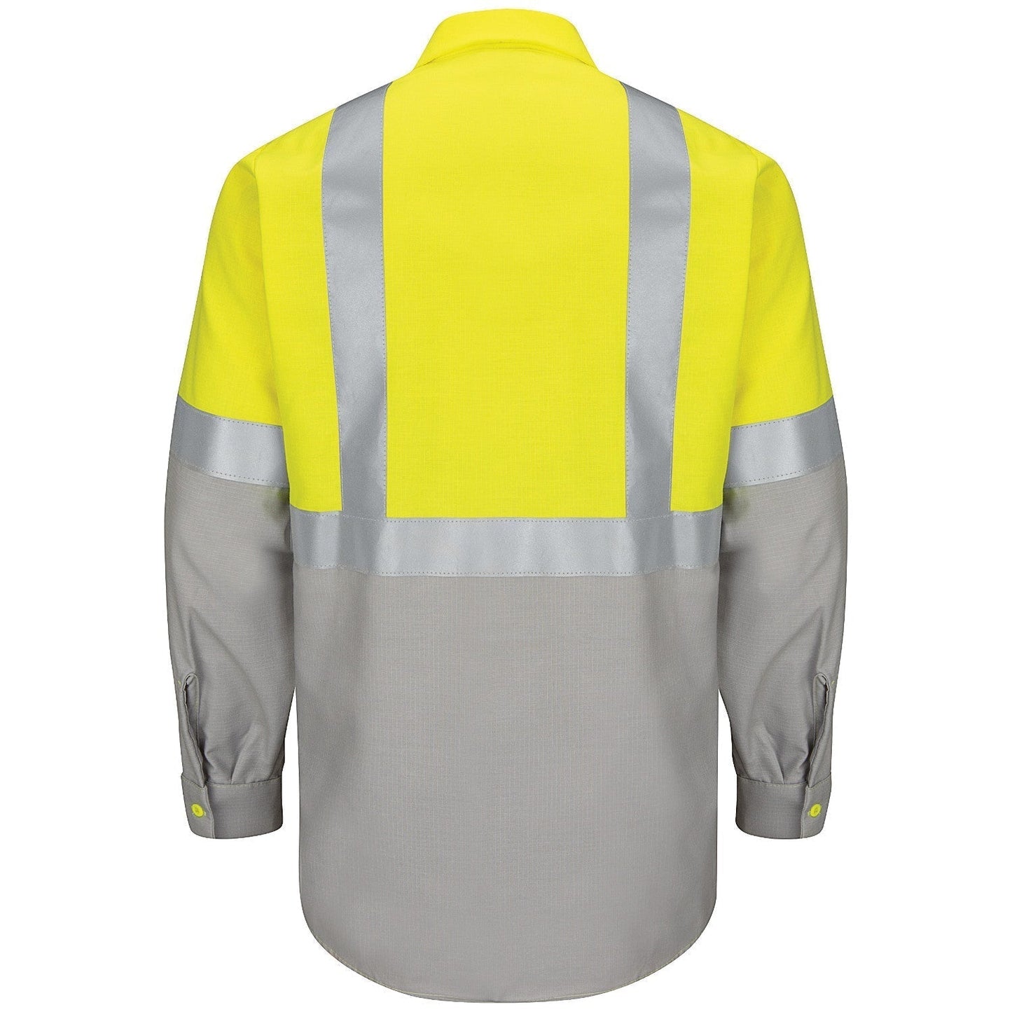 Hi-Vis Button Up Shirt - Red Kap - Ripstop Fabric