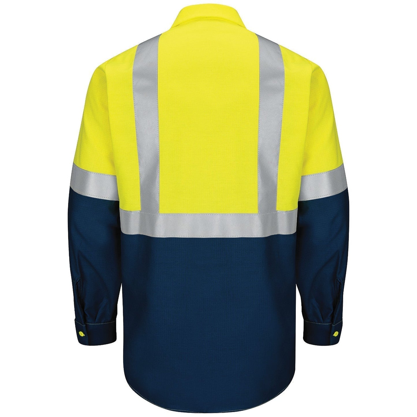 Hi-Vis Button Up Shirt - Red Kap - Ripstop Fabric