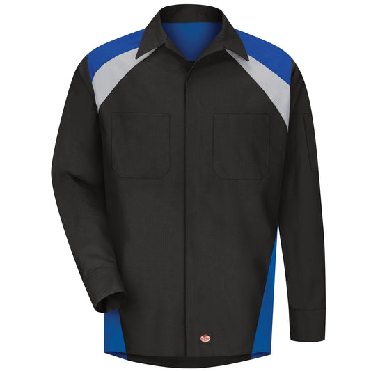 Royal/Black Button Up Shirt - Red Kap - Flexible Design