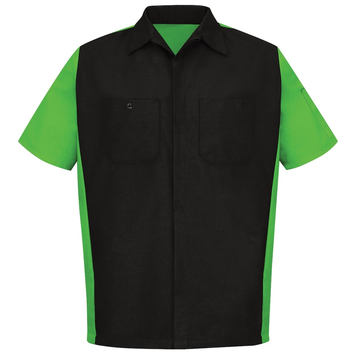 Black/Charcoal Button Up Shirts - Red Kap - Stain Resistant