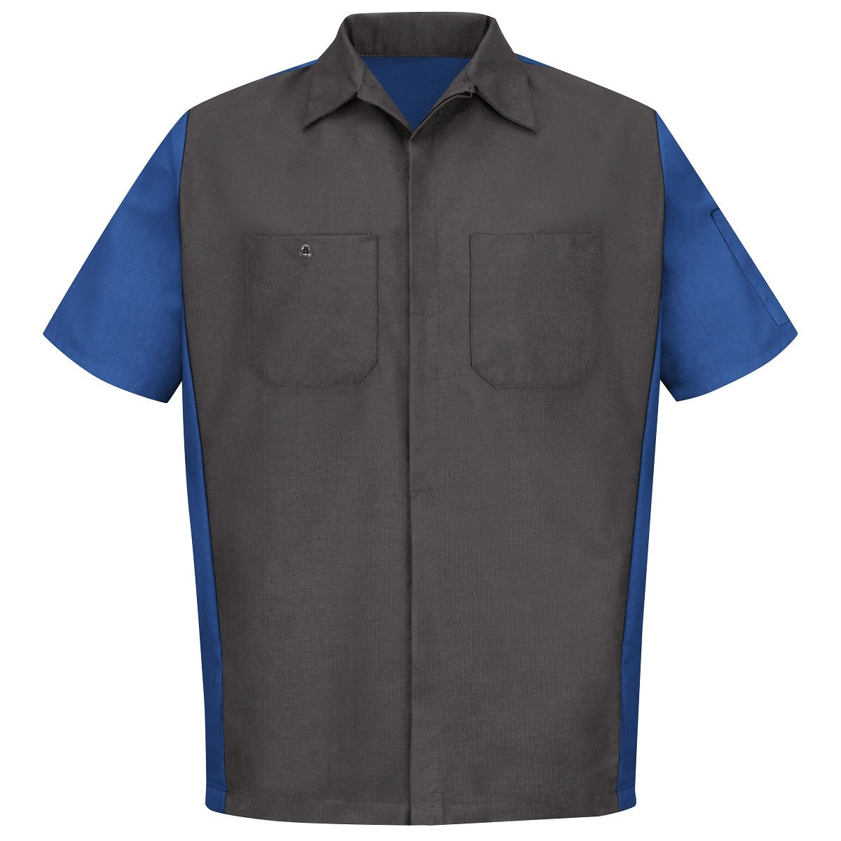 Black/Charcoal Button Up Shirts - Red Kap - Stain Resistant