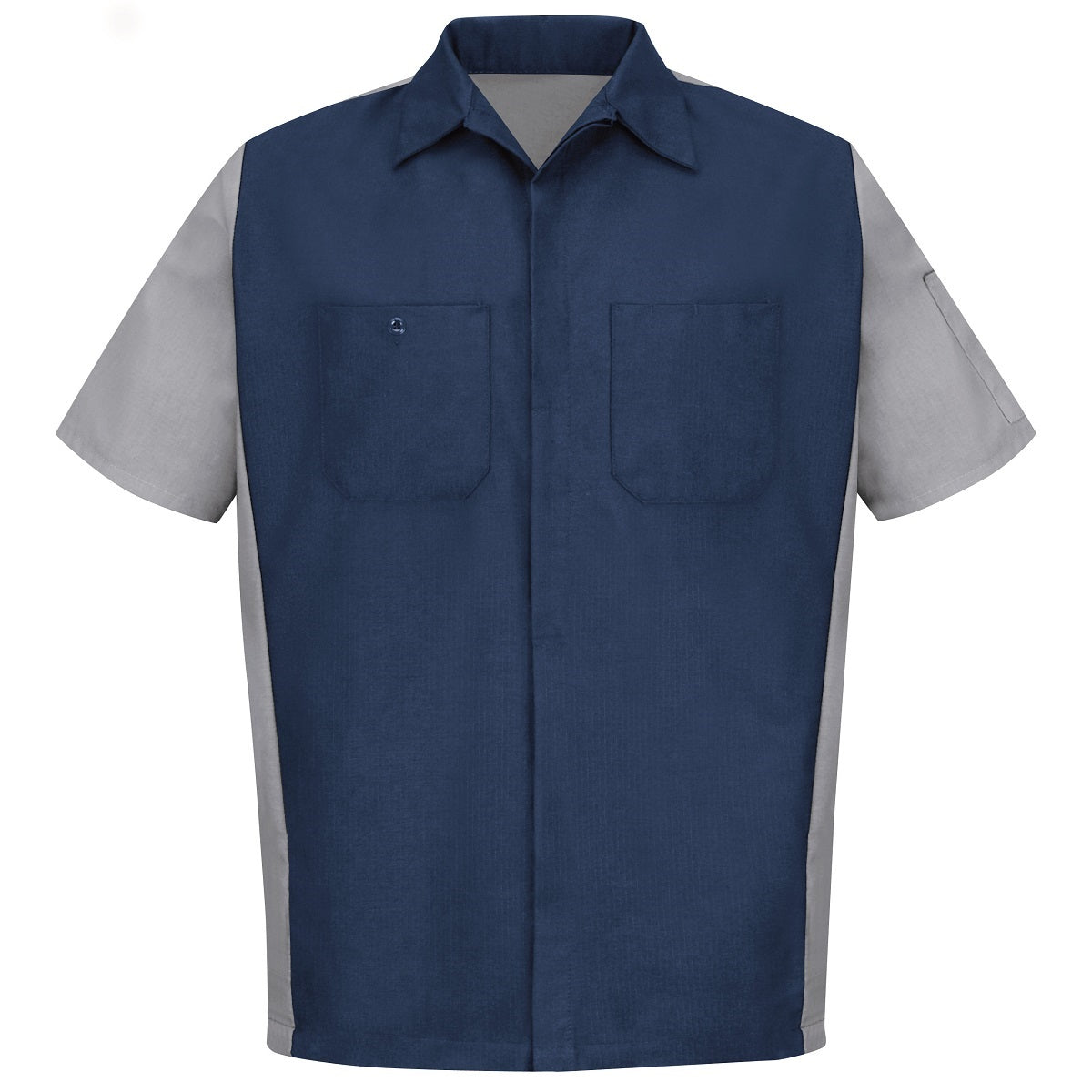 Black/Charcoal Button Up Shirts - Red Kap - Stain Resistant