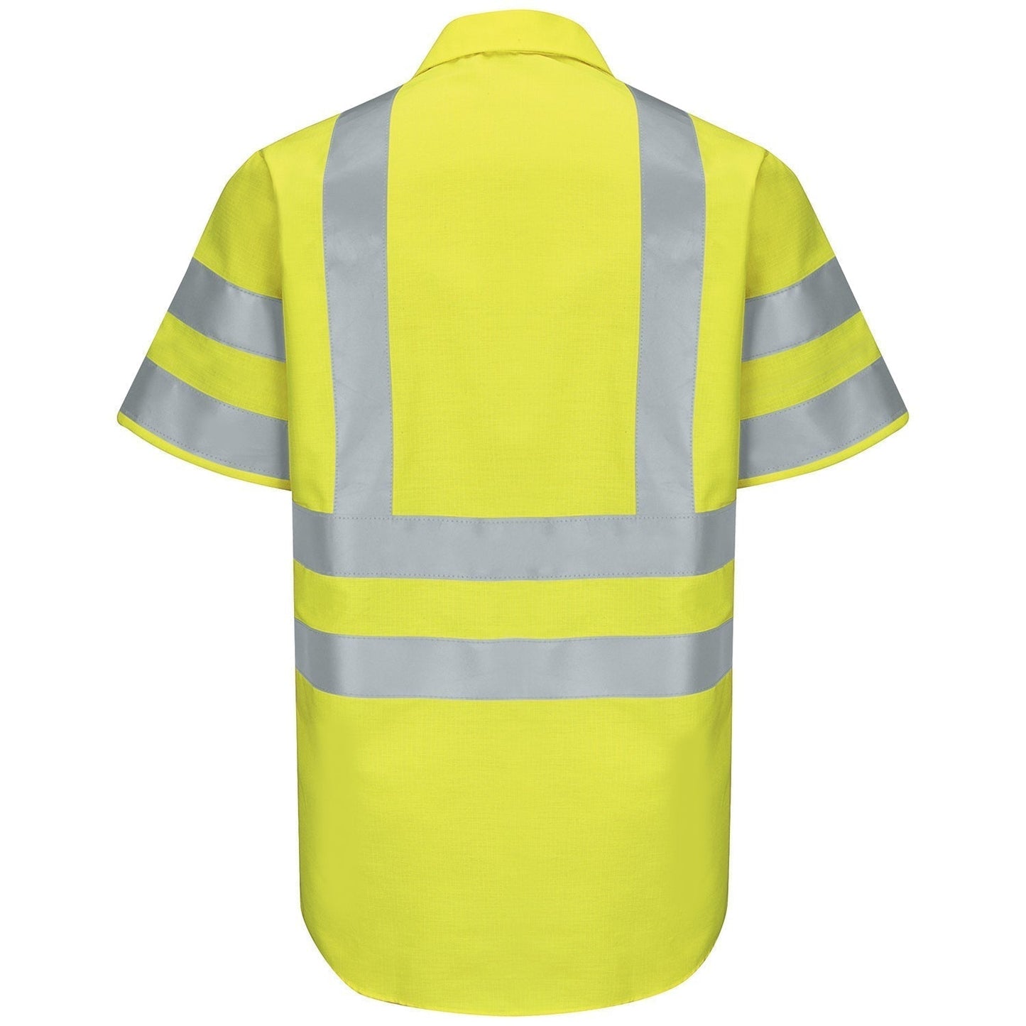 Fluorescent Yellow Button Up Shirt - Red Kap - Hi-Visibility