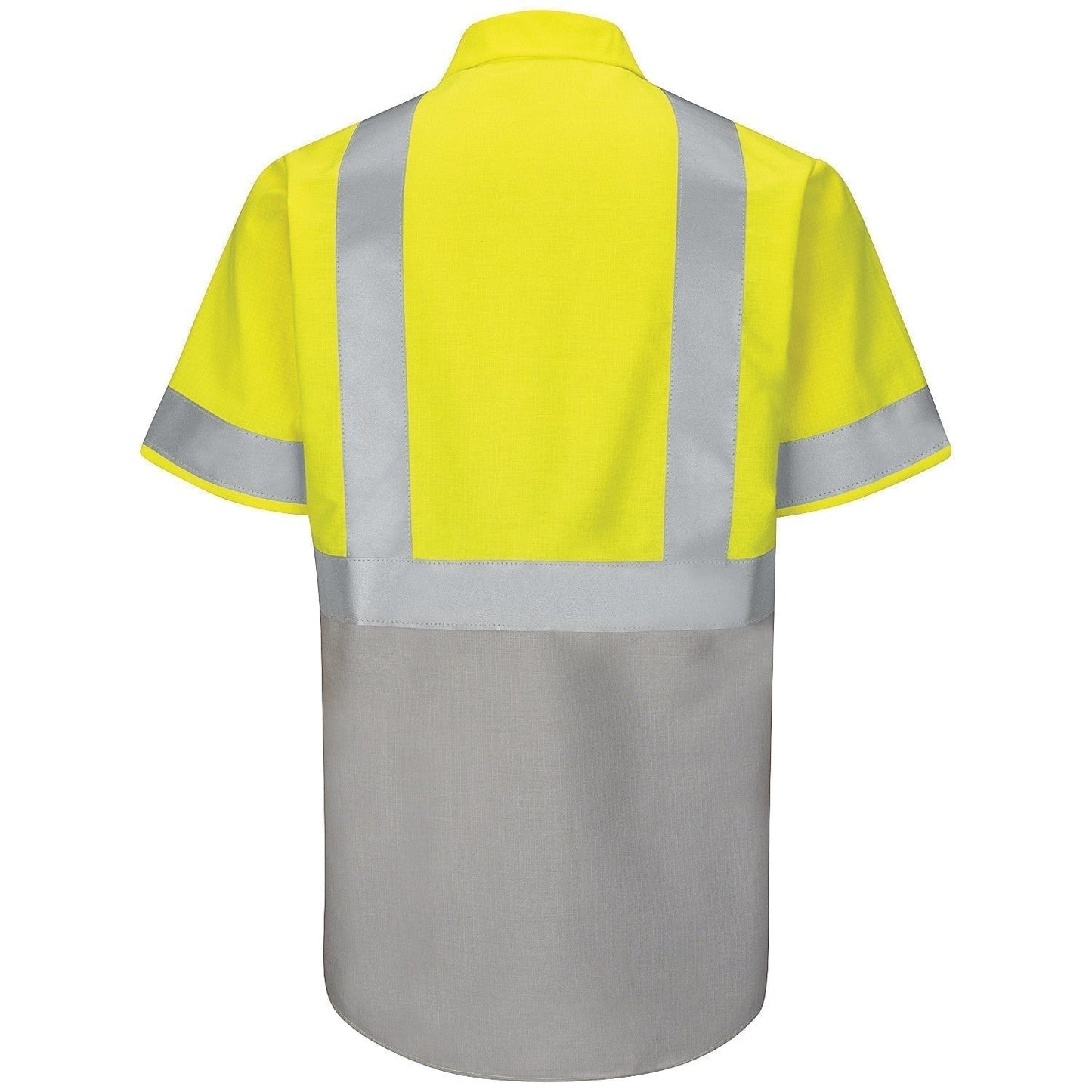 Hi-Vis Button Up Shirt - Red Kap - Colorblock Ripstop