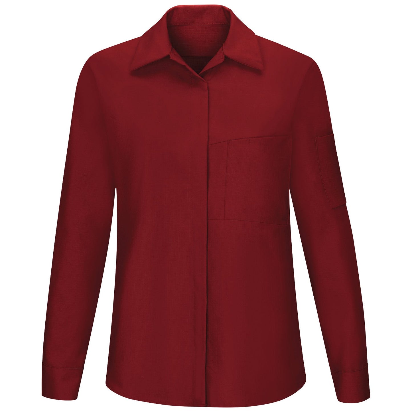 Black/Charcoal Button Up Shirt - Red Kap - Oilblock Fabric