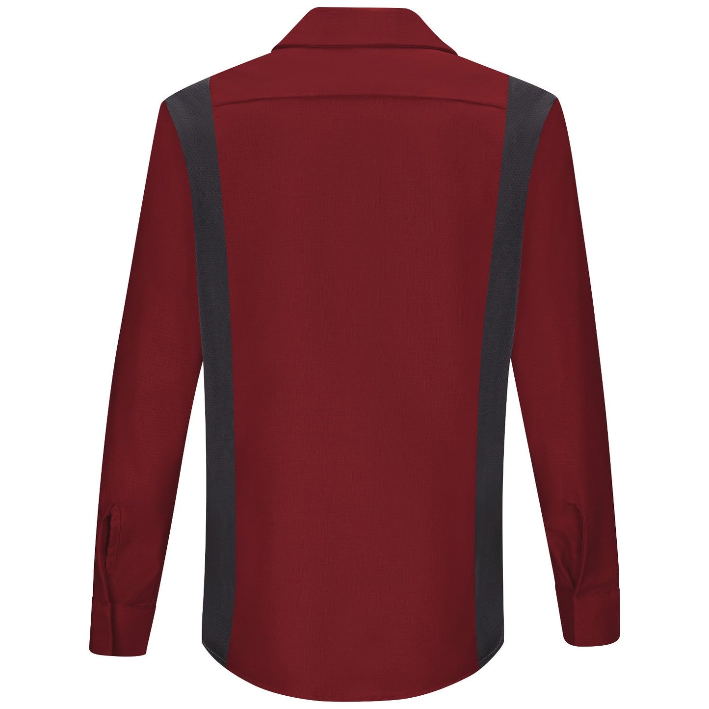 Black/Charcoal Button Up Shirt - Red Kap - Oilblock Fabric